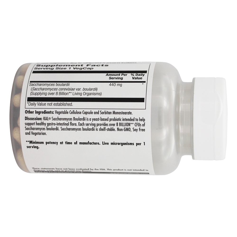 Comprar Probiótico não lácteo Saccharomyces Boulardii 8 Bilhões de UFC - 60 Cápsula (s) vegetal (s) Kal - Imagem 3