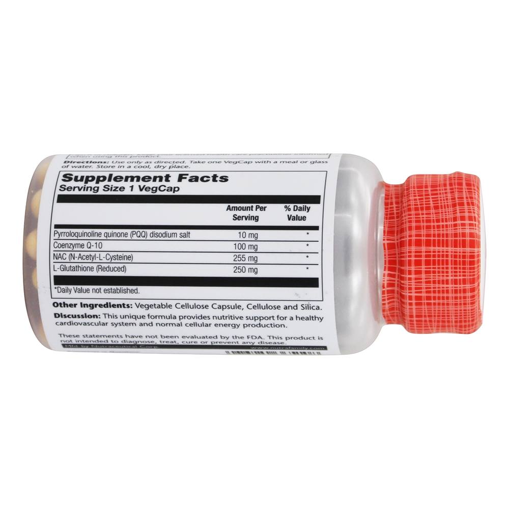 Comprar PQQ e CoQ-10 com NAC e glutationa - 30 Cápsula (s) vegetal (s) Solaray - Imagem 3