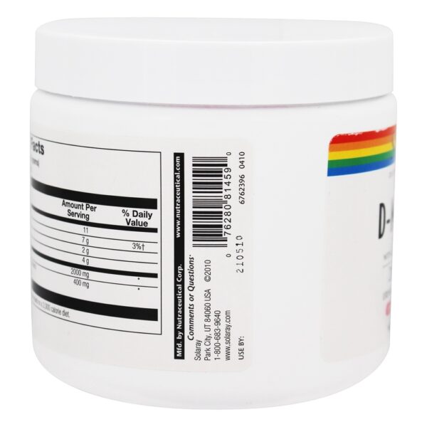 Comprar D-Manose Pó com Cranactin Urinário Trato Saúde Limão Baga 2000 mg. - 7.6 oz. Solaray - Imagem 4