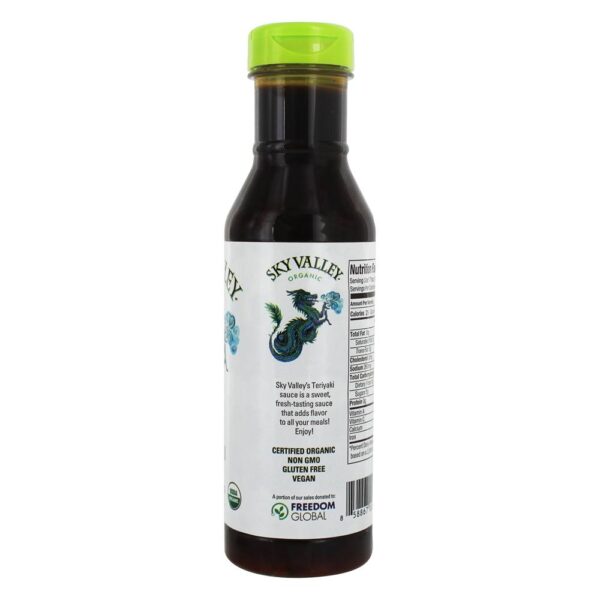 Comprar Molho Teriyaki Orgânico - 15 oz. Sky Valley - Imagem 4