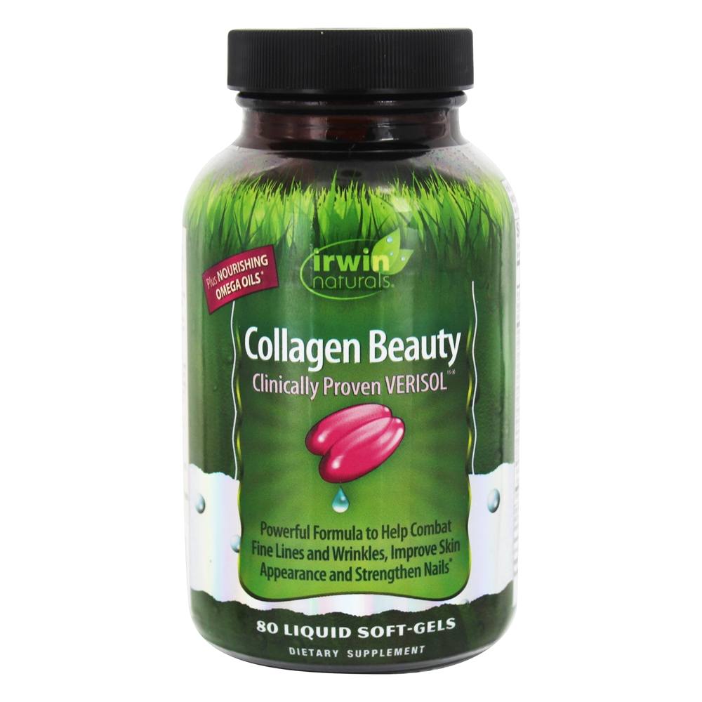 Comprar Belleza com colágeno Clinicamente comprovada Verisol - 80 Softgels líquidos Irwin Naturals