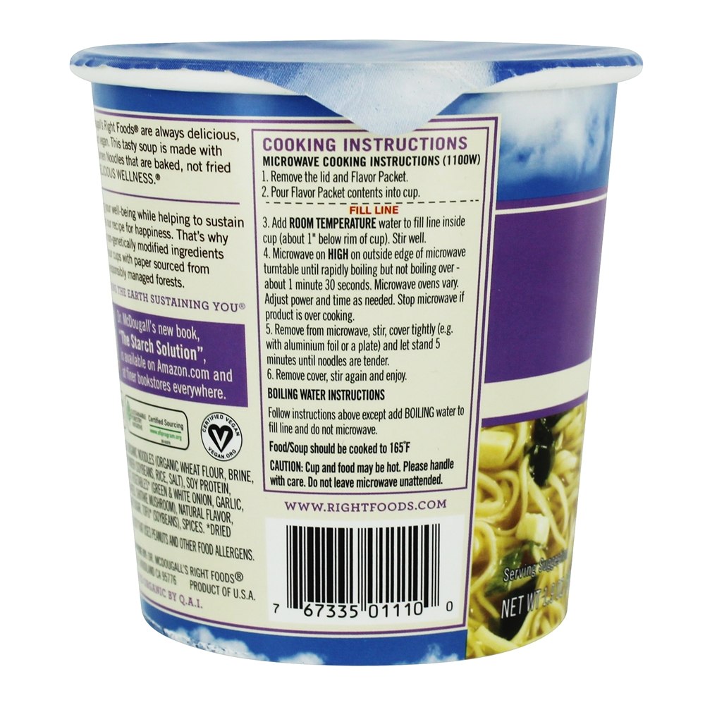 Comprar Vegan Ramen Macarrão Sopa Miso - 1.9 oz. Dr. McDougall's - Imagem 3