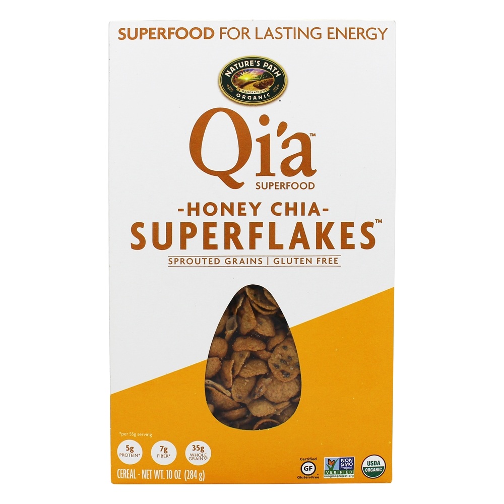 Comprar Qi'a Superfood Superflakes Mel Chia - 10 oz. Nature's Path Organic