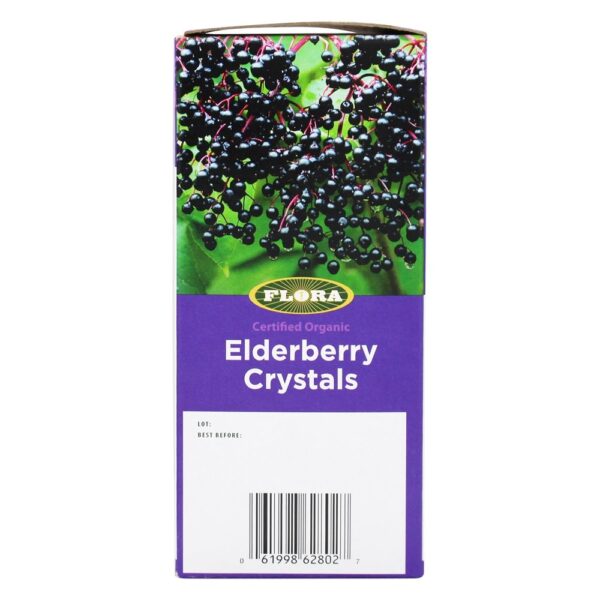 Comprar Suporte de imune orgânico em pó para cristais de sabugueiro - 4.4 oz. Flora - Imagem 4