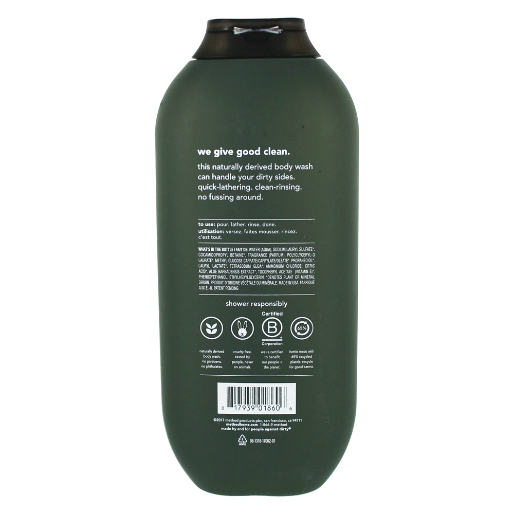 Comprar Homens Corpo Lavar Cedro + Cipreste - 18 fl. oz. Method - Imagem 2