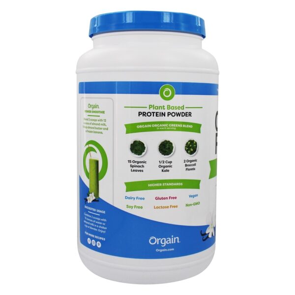Comprar Orgânico Proteína & Verduras Misturar Pó Baunilha Feijão - 1.94 lbs. Orgain - Imagem 4