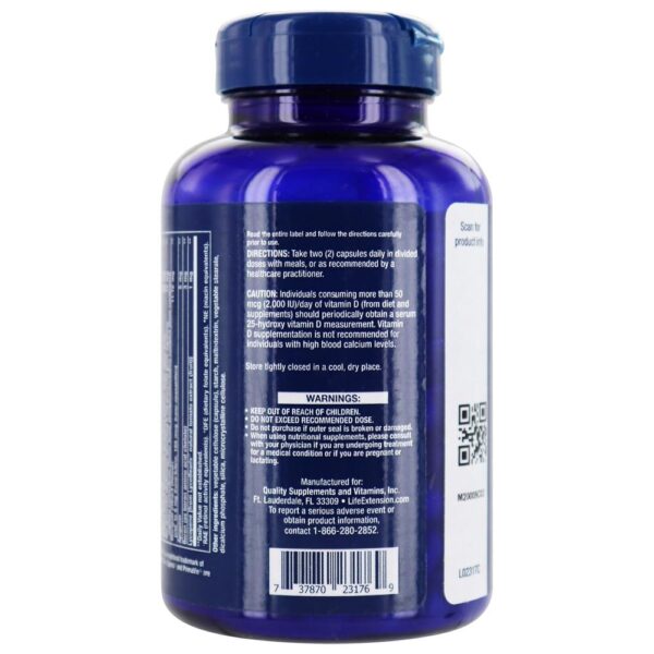 Comprar Suplemento Multivitamínico & Mineral de Alta Potência - Duas Caps Por Dia - Cápsulas 60 Life Extension - Imagem 4