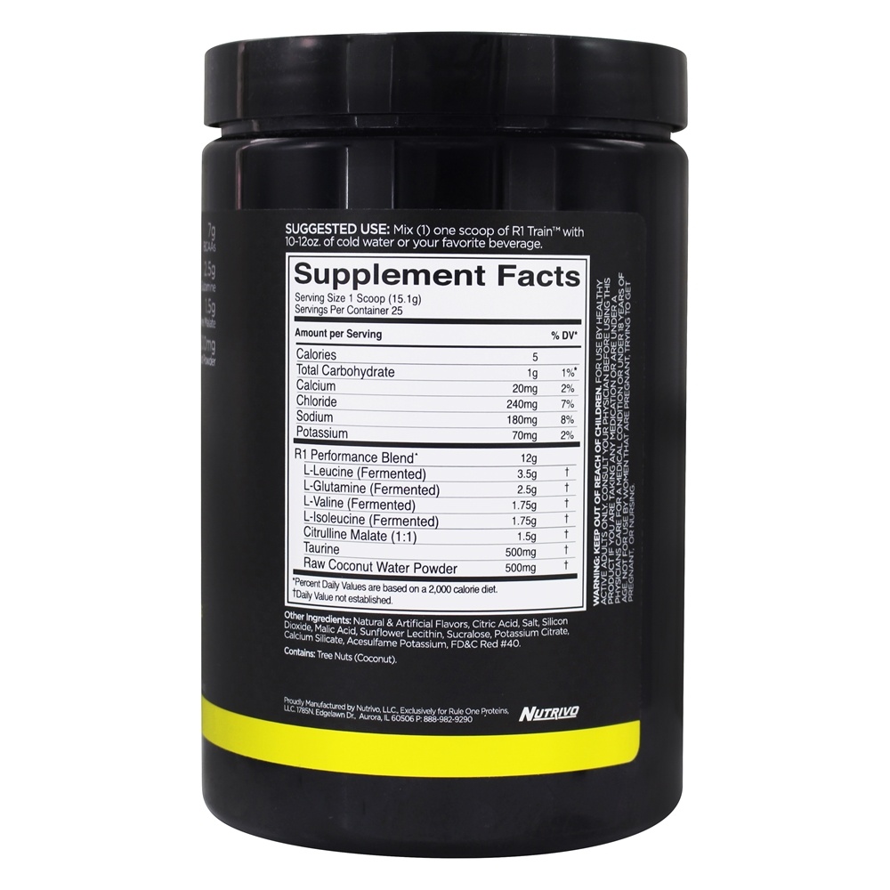 Comprar R1 Trem Bcaa Pó 25 Porções Melancia Splash - 378 Gramas Rule One Proteins - Imagem 2