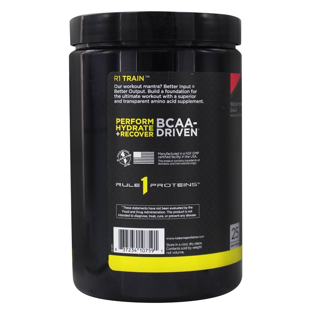Comprar R1 Trem Bcaa Pó 25 Porções Melancia Splash - 378 Gramas Rule One Proteins - Imagem 3