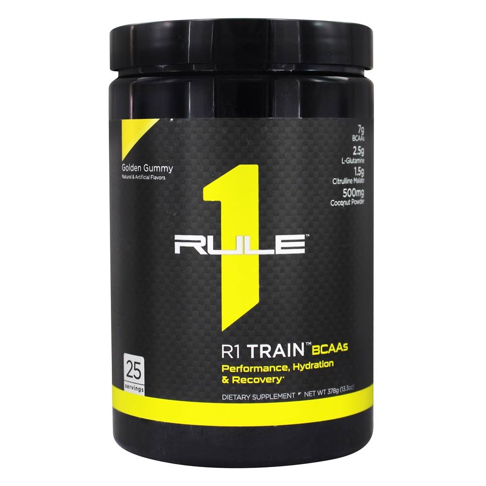 Comprar R1 Trem Bcaa Pó 25 Porções Dourado Gomoso - 378 Gramas Rule One Proteins