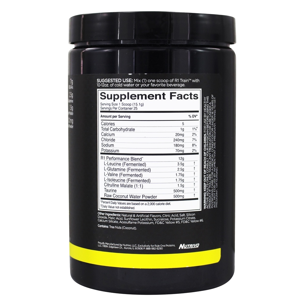 Comprar R1 Trem Bcaa Pó 25 Porções Dourado Gomoso - 378 Gramas Rule One Proteins - Imagem 2