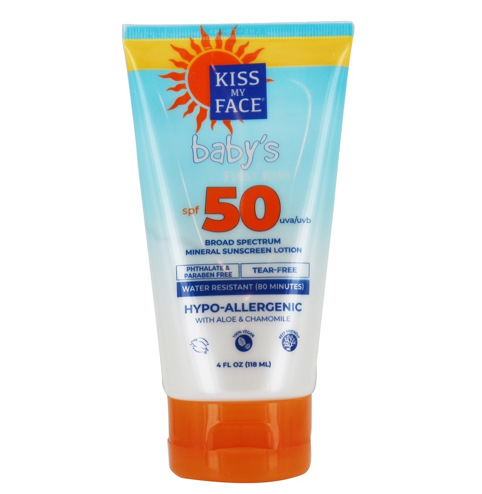 Comprar Loção Protetor Solar Mineral para Bebê 50 SPF - 4 fl. oz. Kiss My Face