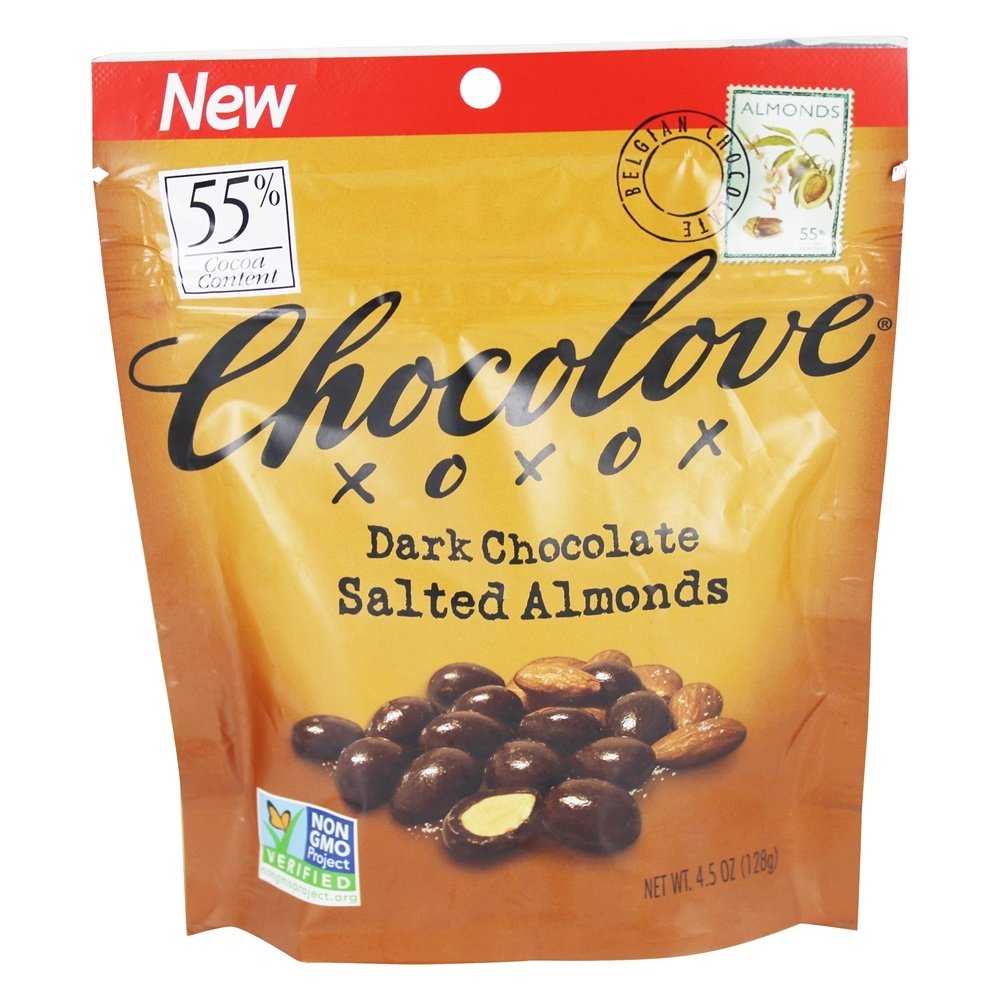 Comprar 55 Amêndoas com Chocolate Amargo com Cacau - 4.5 oz. Chocolove