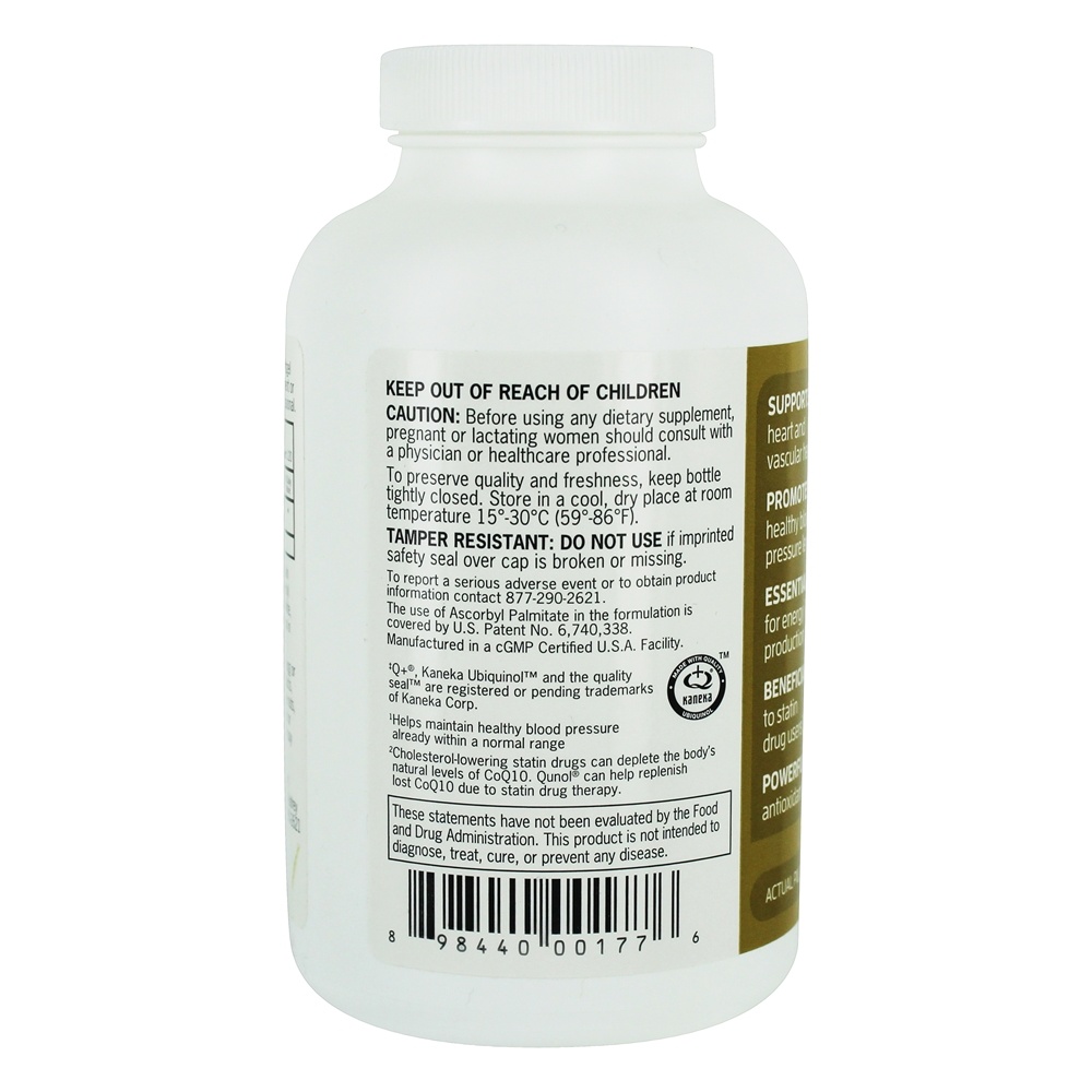 Comprar Ubiquinol Active CoQ10 100 mg. - 120 Softgels Qunol - Imagem 3