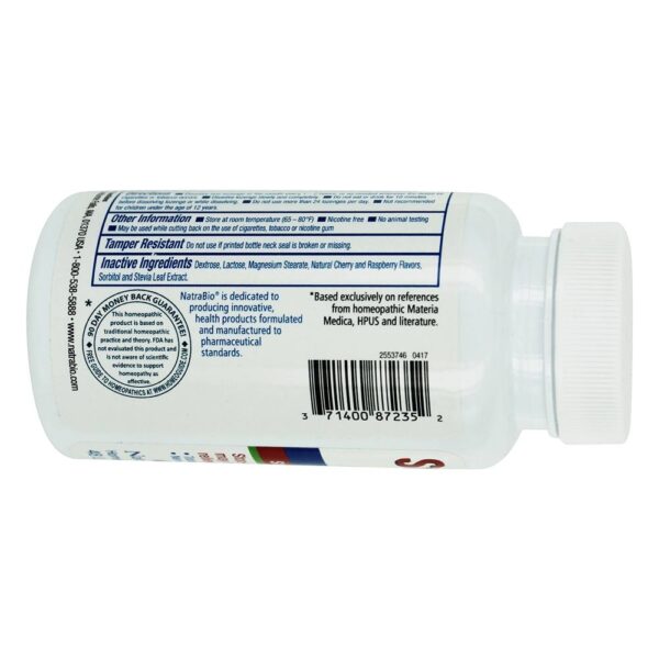 Comprar Parar-It Smoking Nicotina Grátis Medicamento Homeopático - 48 Pastilhas NatraBio - Imagem 4