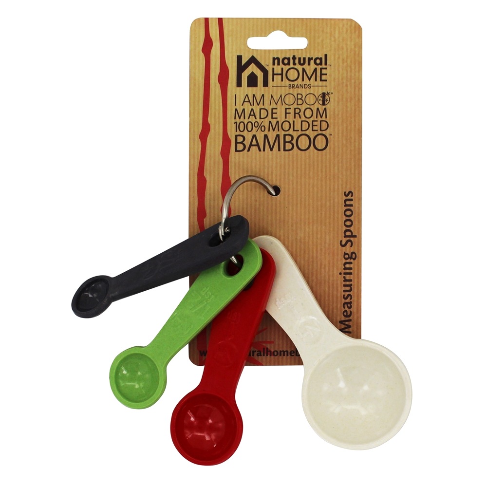 Comprar Colheres de medição de bambu moldadas com nervuras - 4 Peça (s) Natural Home Brands