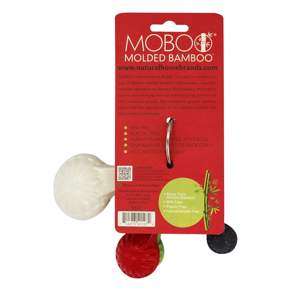 Comprar Colheres de medição de bambu moldadas com nervuras - 4 Peça (s) Natural Home Brands - Imagem 2