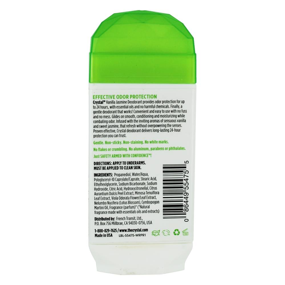 Comprar 24 Hr Invisível Sólido Desodorante Vara Baunilha Jasmim - 2.5 oz. Crystal Body Deodorant - Imagem 2