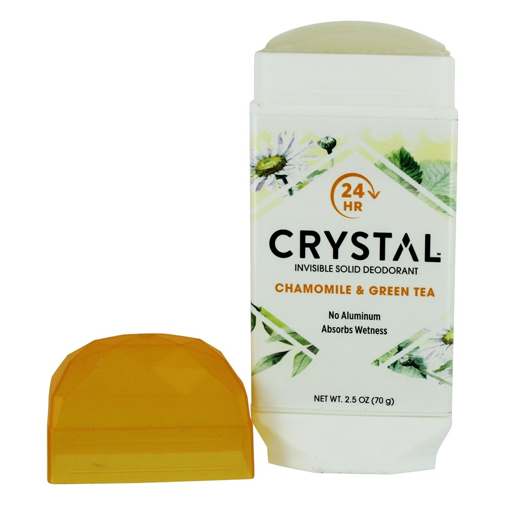 Comprar 24 Hr Invisível Sólido Desodorante Vara Camomila & Verde Chá - 2.5 oz. Crystal Body Deodorant - Imagem 3