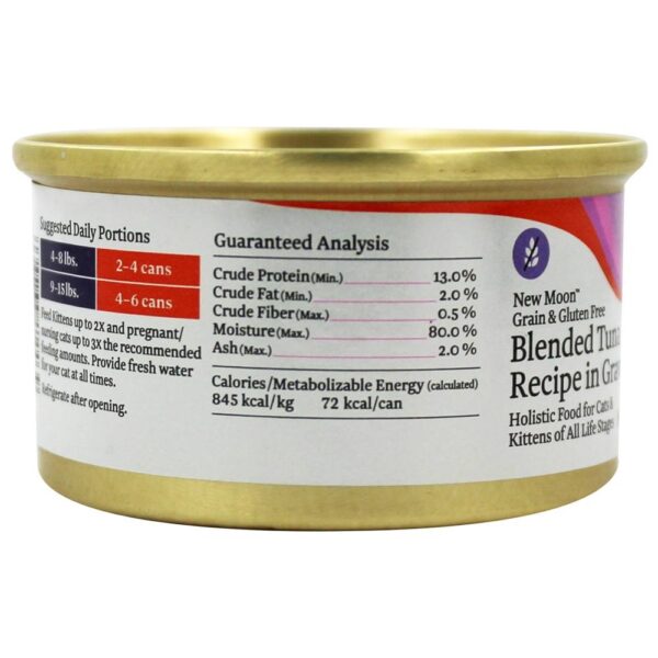 Comprar Enlatados Gato Comida Novo Lua Misturado Atum Receita em Molho de carne - 3 oz. Solid Gold - Imagem 4