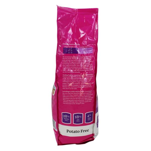 Comprar Alimento de cão seco livre da grão para cevadas pequenas Receita de alimento seco do cão pequenas para cevada Pearled - 4 lbs. Solid Gold - Imagem 4