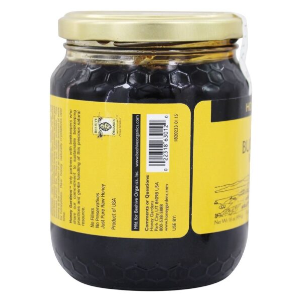 Comprar Trigo mourisco cru mel apiterapia - 16 oz. Honey Gardens Apiaries - Imagem 4