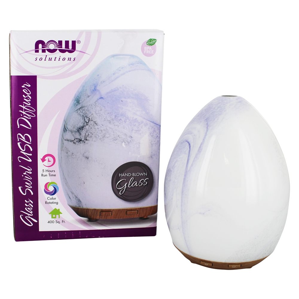 Comprar Difusor USB com redemoinho de vidro sem BPA NOW Foods