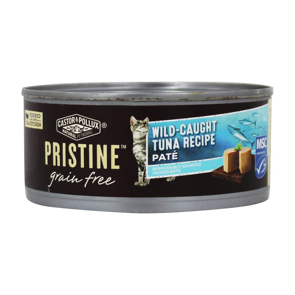 Comprar Grão Pristine Free Cat enlatados Food Patê Atum Receita - 5.5 oz. Castor & Pollux