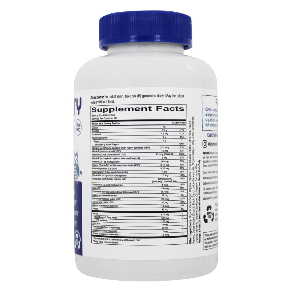 Comprar Multivitamínico Completo Masculino - 120 Gummies SmartyPants - Imagem 2