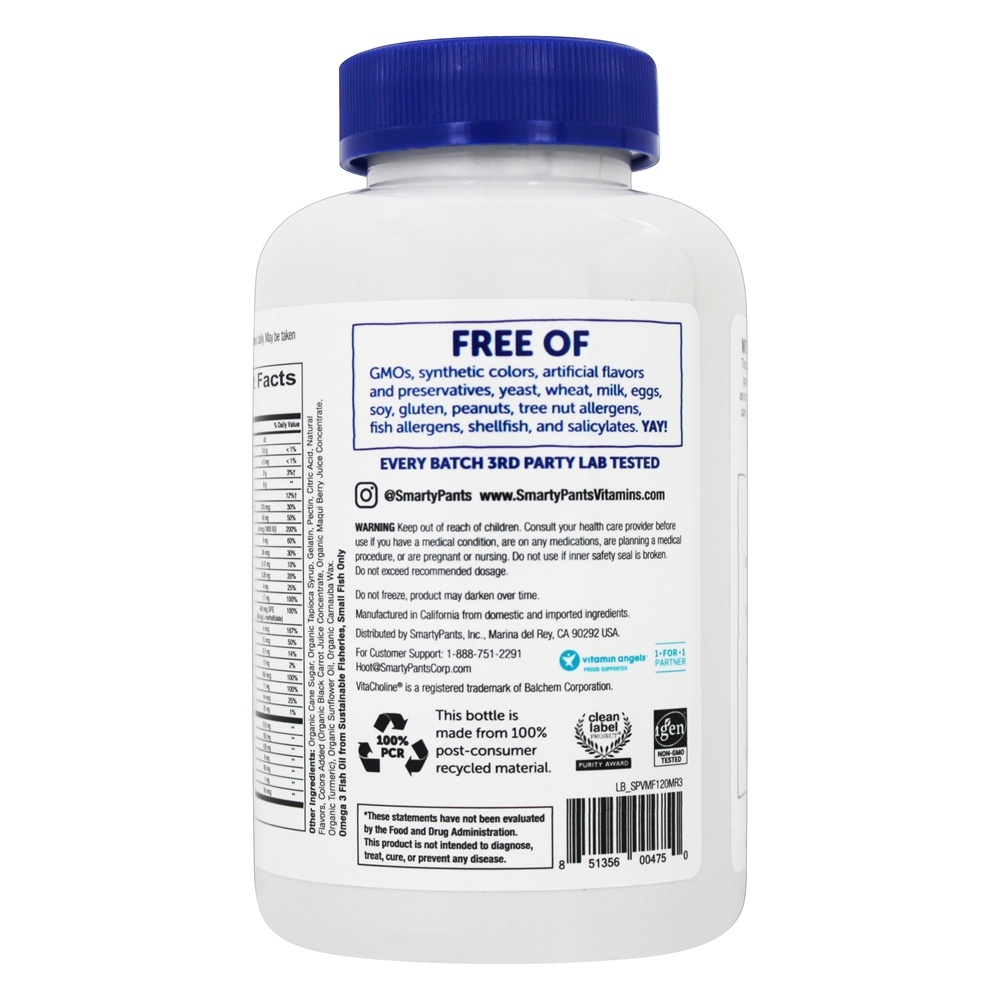 Comprar Multivitamínico Completo Masculino - 120 Gummies SmartyPants - Imagem 3