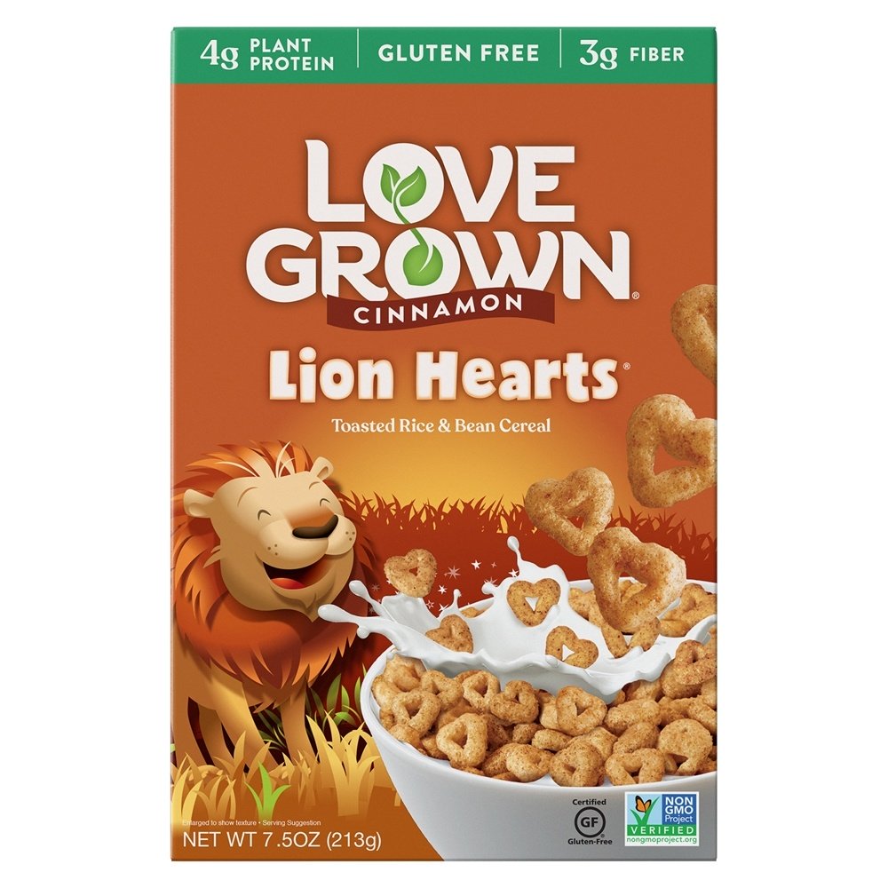 Comprar Arroz tostado e feijão Cereal Canela Leão Corações - 7.5 oz. Love Grown