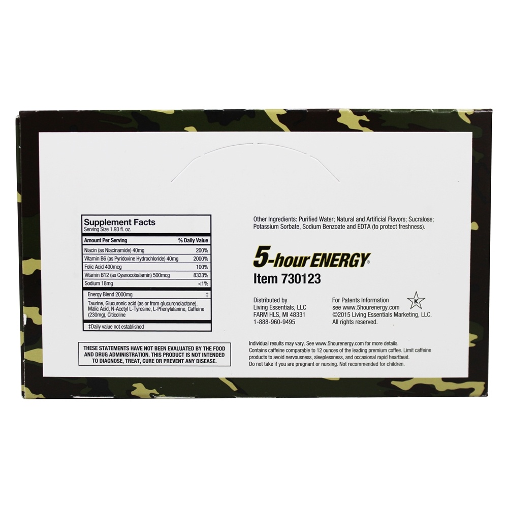 Comprar Caixa de força extra de energia Shot Sour Apple - 12 Frasco (s) 5-Hour Energy - Imagem 2