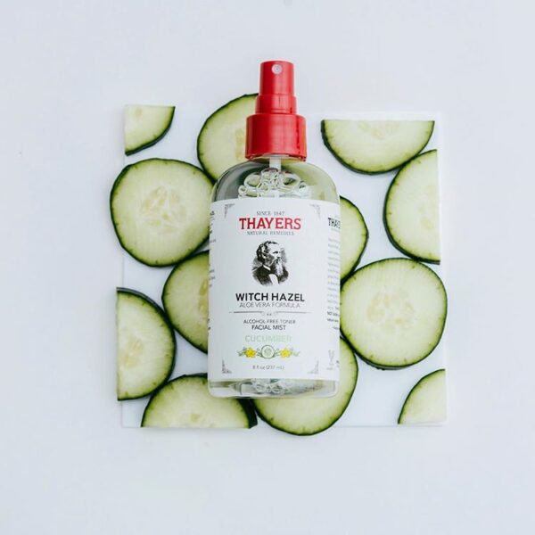 Comprar Bruxa Aveleira álcool-Livre Facial Névoa Toner com Aloés Vera Fórmula Pepino - 8 fl. oz. Thayers - Imagem 4