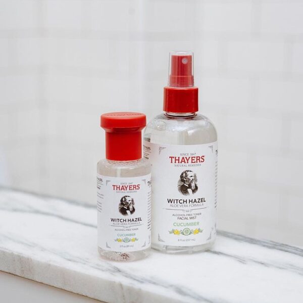Comprar Bruxa Aveleira álcool-Livre Facial Névoa Toner com Aloés Vera Fórmula Pepino - 8 fl. oz. Thayers - Imagem 5
