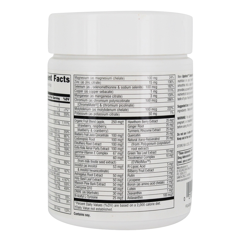 Comprar Upshots Múltiplas Levantar Batido Misturar-Ins Pó - 5.07 oz. Source Naturals - Imagem 3