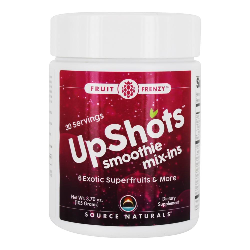 Comprar Upshots Fruto Frenesi Batido Misturar-Ins Pó - 3.7 oz. Source Naturals