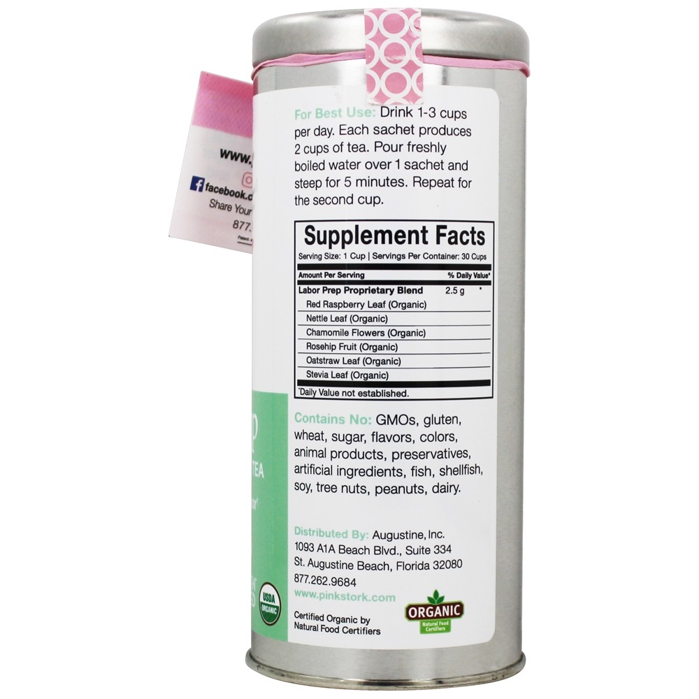 Comprar Preparação para o parto e entrega de chá sem cafeína - 15 Saquinho (s) Pink Stork - Imagem 2