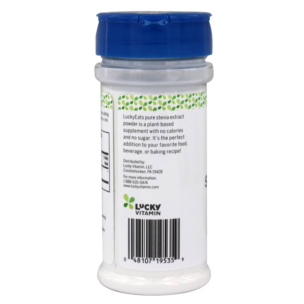 Comprar Pure Pó de extrato de estévia 182 porções sem sabor - 3.5 oz. LuckyEats - Imagem 3