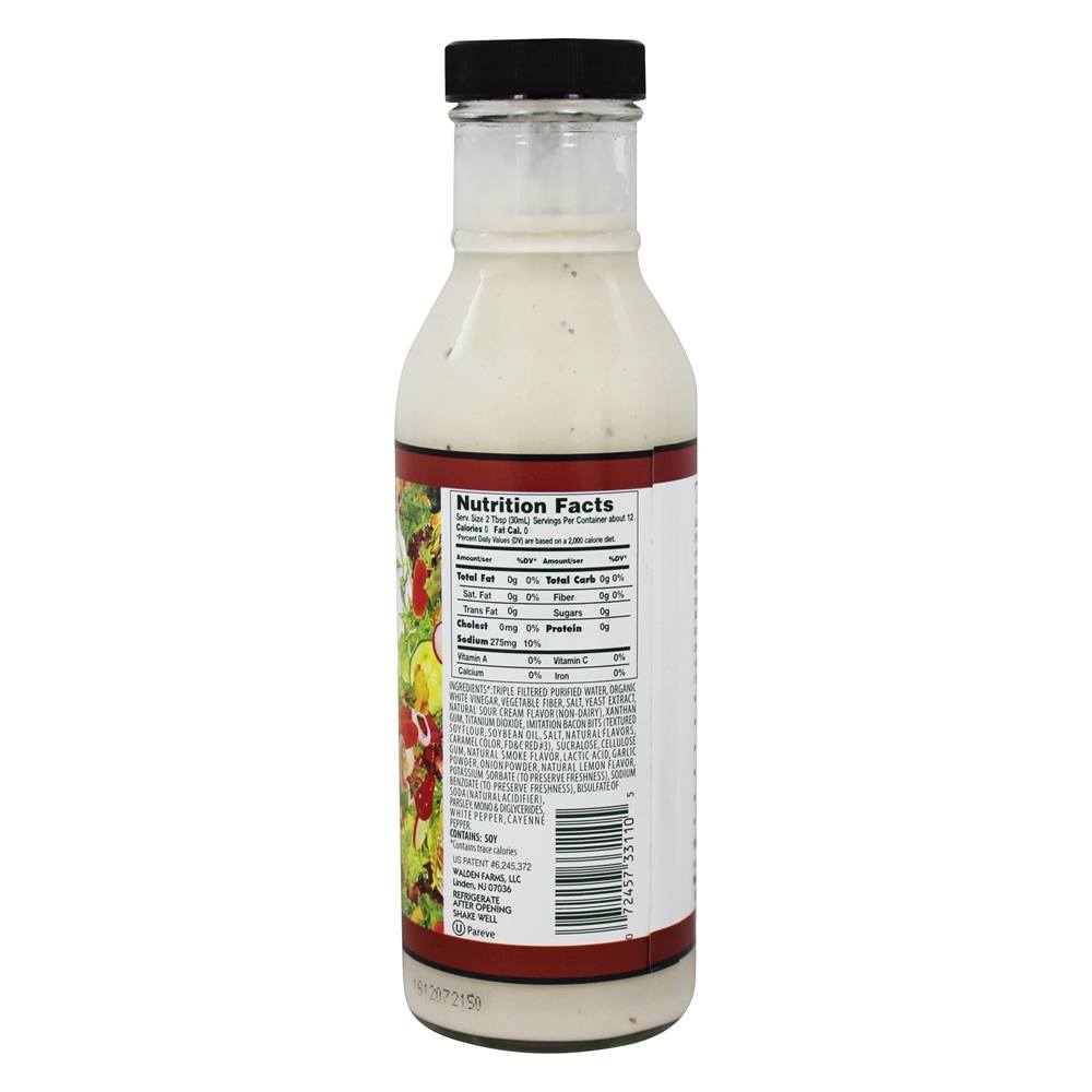 Comprar Calorie grátis vestir Bacon Ranch - 12 fl. oz. Walden Farms - Imagem 2