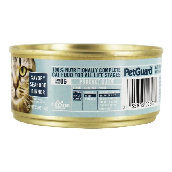 Comprar Enlatados Gato Comida Saboroso Frutos do mar Jantar - 5.5 oz. PetGuard - Imagem 5