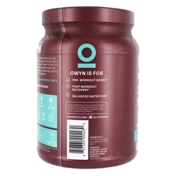 Comprar 100 % de proteína em pó vegetal à base de chocolate amargo - 1.2 lbs. OWYN - Imagem 4