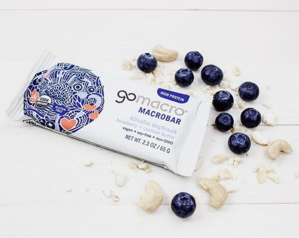 Comprar Organic MacroBar Box Blissful Amanhecer Mirtilo + Caju - 12 Barras GoMacro - Imagem 6