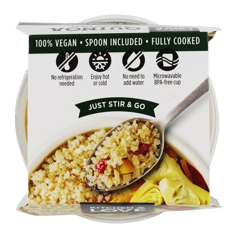 Comprar Alcachofra de refeição rápida sem glúten de quinoa e pimenta assada - 7.9 oz. Kitchen & Love - Imagem 3