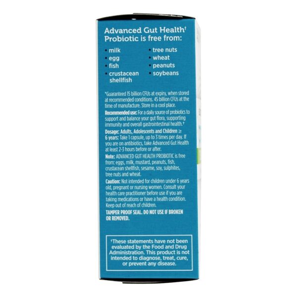 Comprar Probiótico avançado para a saúde intestinal 15 milhões de CFU - 30 Tampas veganas Genuine Health - Imagem 5