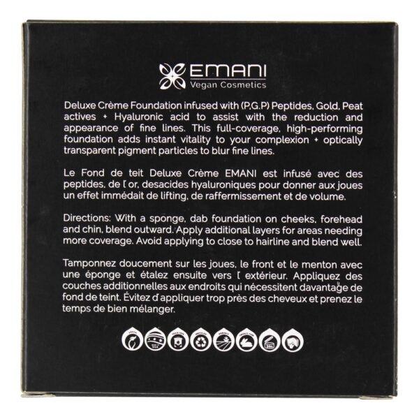 Comprar Vegan Deluxe Creme Foundation Light - 0.42 oz. Emani - Imagem 4