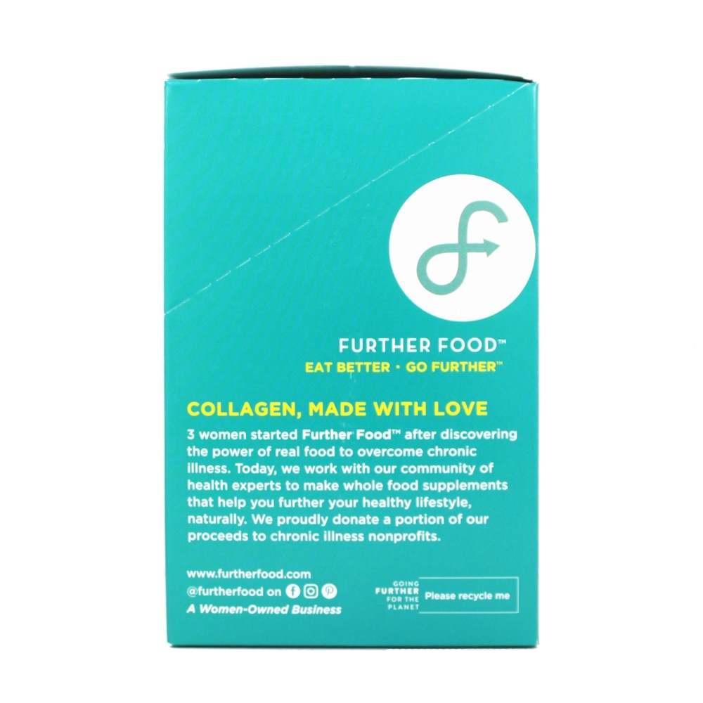 Comprar Peptídeos de colágeno em pó sem sabor alimentado com capim 8000 mg . - 22 Pacote (s) de Bastão Further Food - Imagem 3