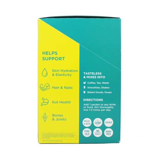 Comprar Peptídeos de colágeno em pó sem sabor alimentado com capim 8000 mg . - 22 Pacote (s) de Bastão Further Food - Imagem 4