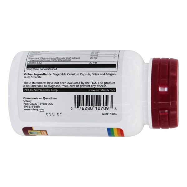 Comprar Indole-3 Supreme Guaranteed Potency 200 mg. - Cápsulas vegetarianas 30 Solaray - Imagem 4