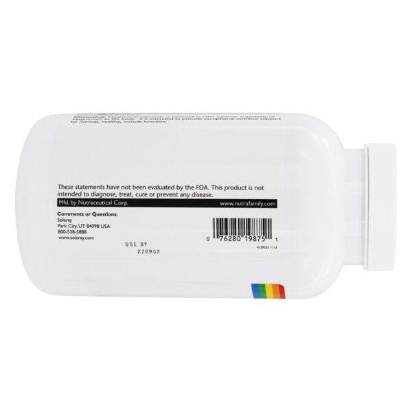 Comprar Glicinato de Magnésio 400 mg. - Cápsulas vegetarianas 240 Solaray - Imagem 4