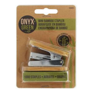 Comprar Mini grampeador de bambu Onyx + Green